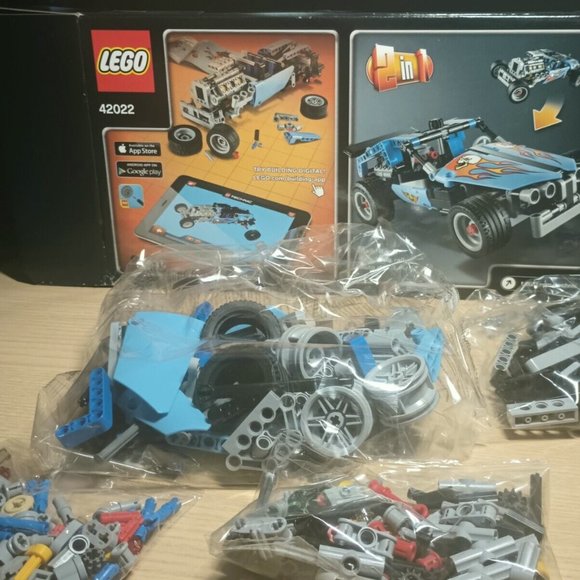 LEGO Technic 42022 Hot Rod 2 In 1 Rally Racer New in Open Box Retired - Picture 1 of 9